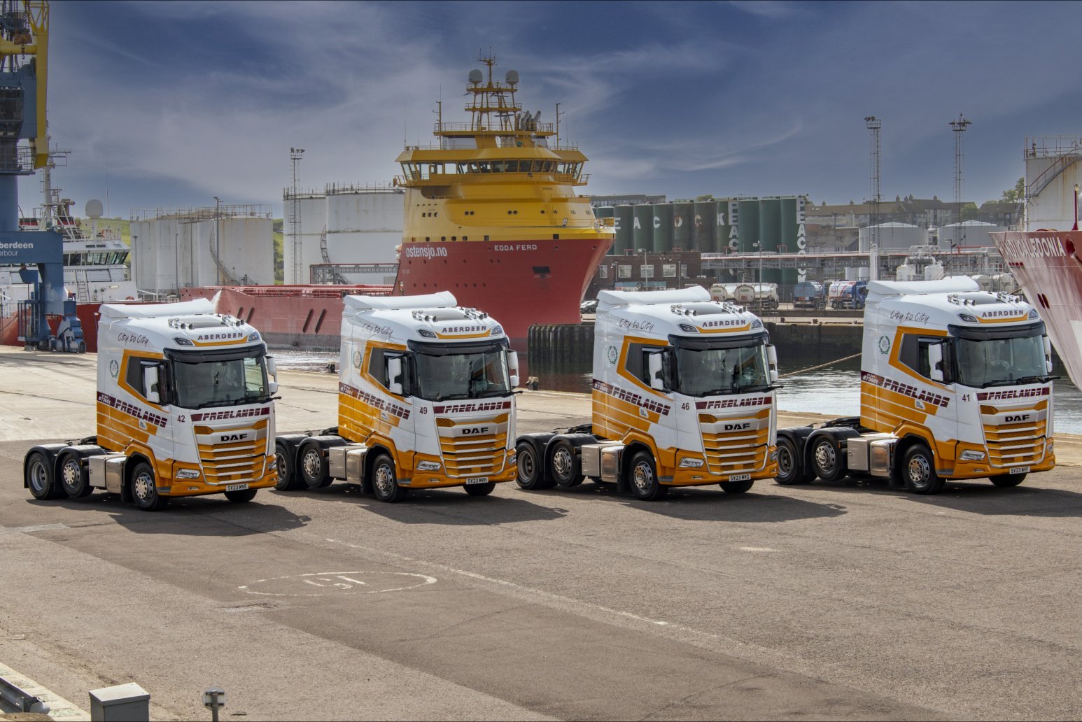 DAF XG quartet for Aberdeen-based Freeland Freight