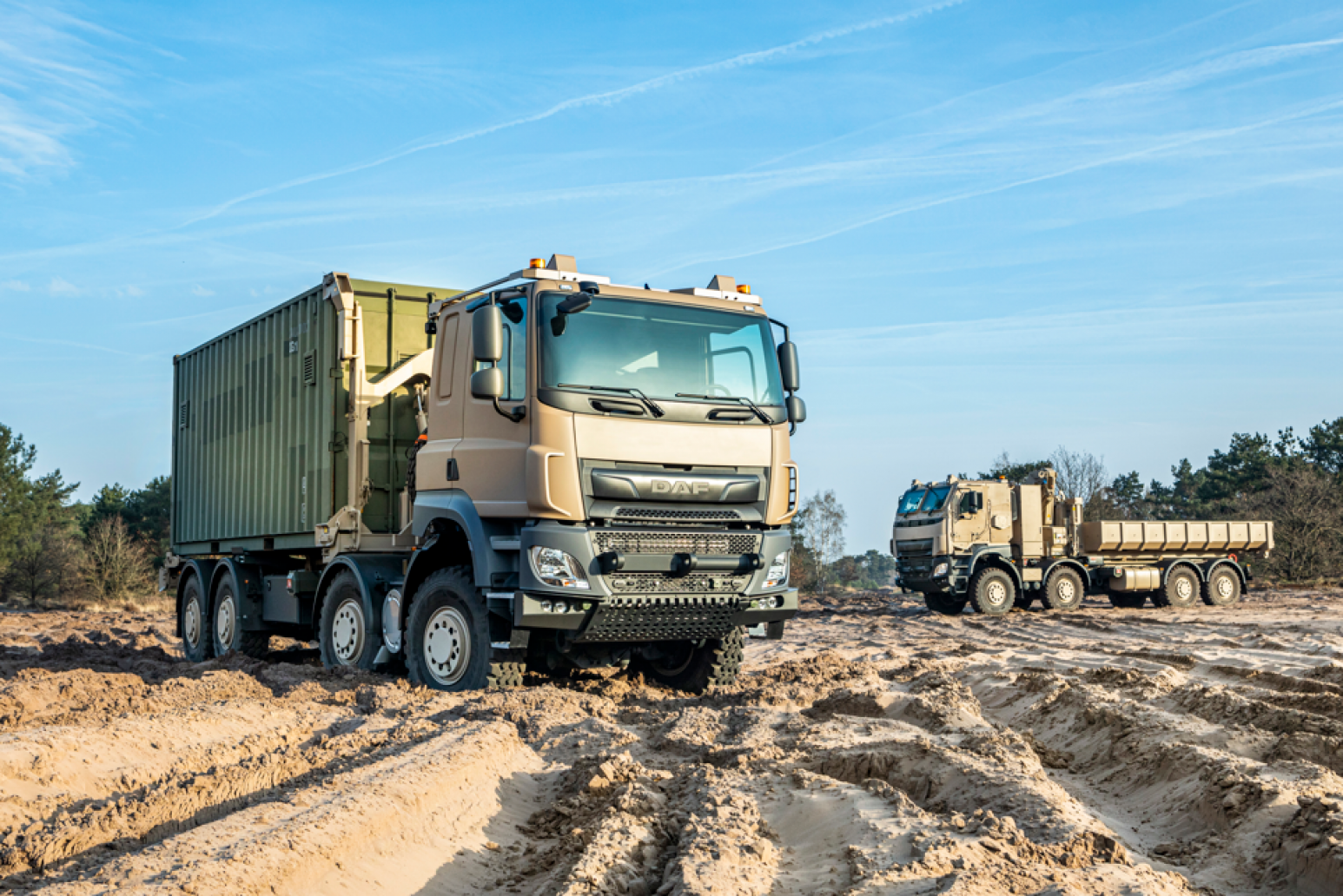 First DAF CF Military trucks delivered to Belgian Armed Forces