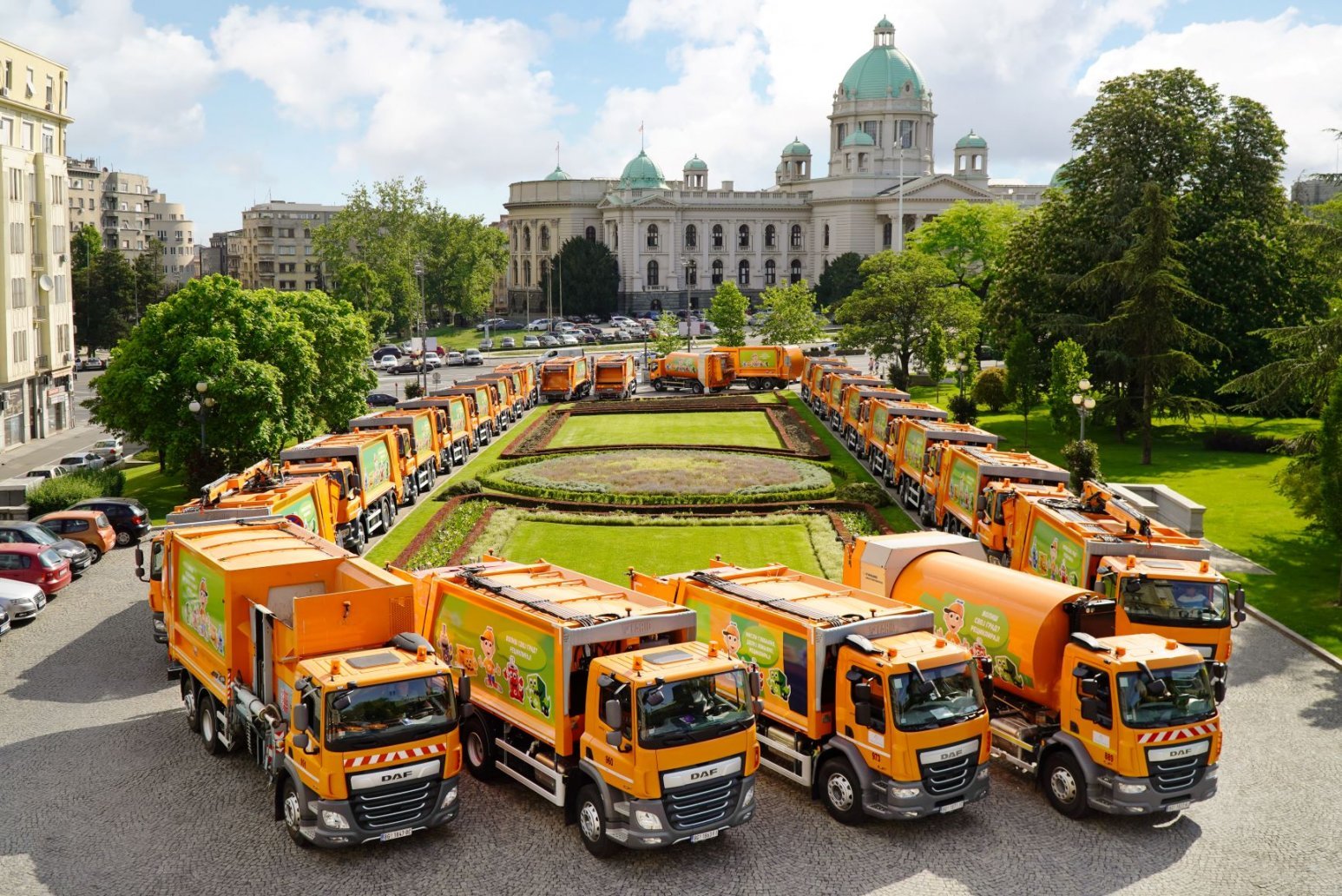 DAF Trucks delivers 44 city sanitation vehicles to Belgrade
